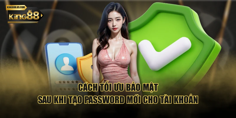 Cách tối ưu bảo mật sau khi tạo password mới cho tài khoản